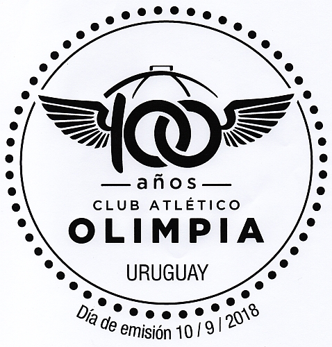 Logo de los 100 años del Club Olimpia
