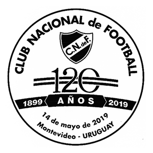 Logo de los 120 años del Club Nacional de Football