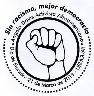 Matasellos Permanente - Ángela Davis - Activista Afroamericana