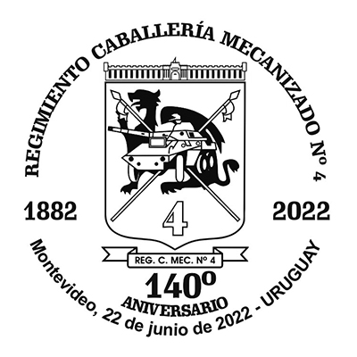 Emblema del Regimiento de Caballería Mecanizado Nº 4