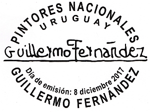 Firma del artista Guillermo Fernández