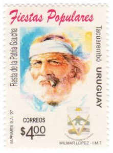 Rostro de un hombre de campo