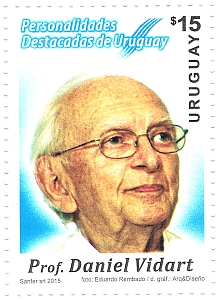 Sello Personalidades Destacadas de Uruguay - Prof. Daniel Vidart