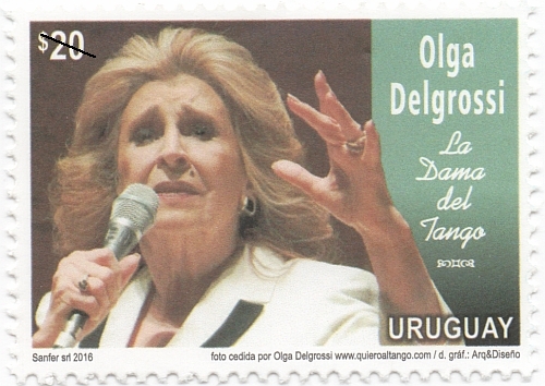 Foto de la cantante Olga Delgrossi.