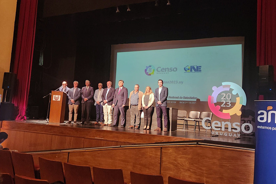 Autoridades presentes en el lanzamiento del Censo Presencial
