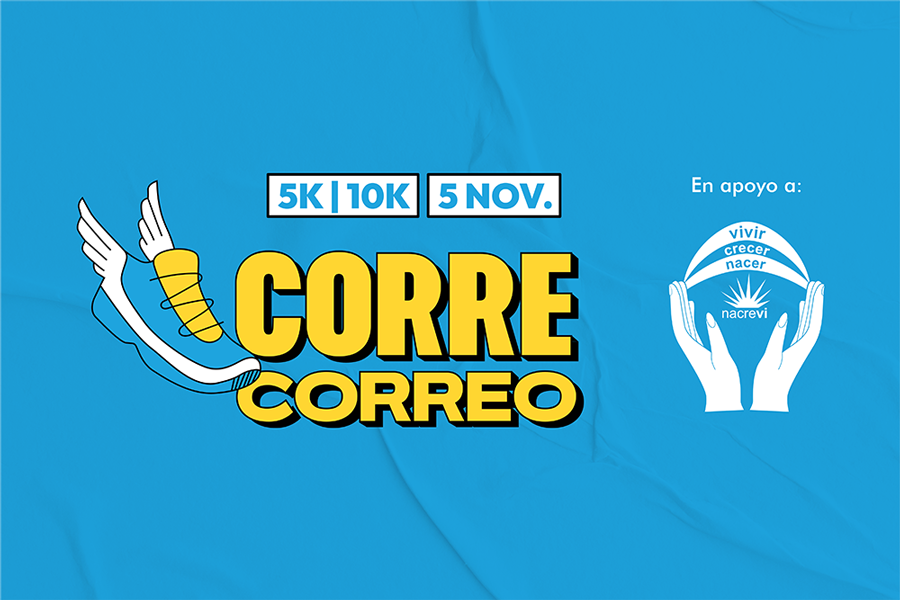 Logo de Corre Correo y NACREVI