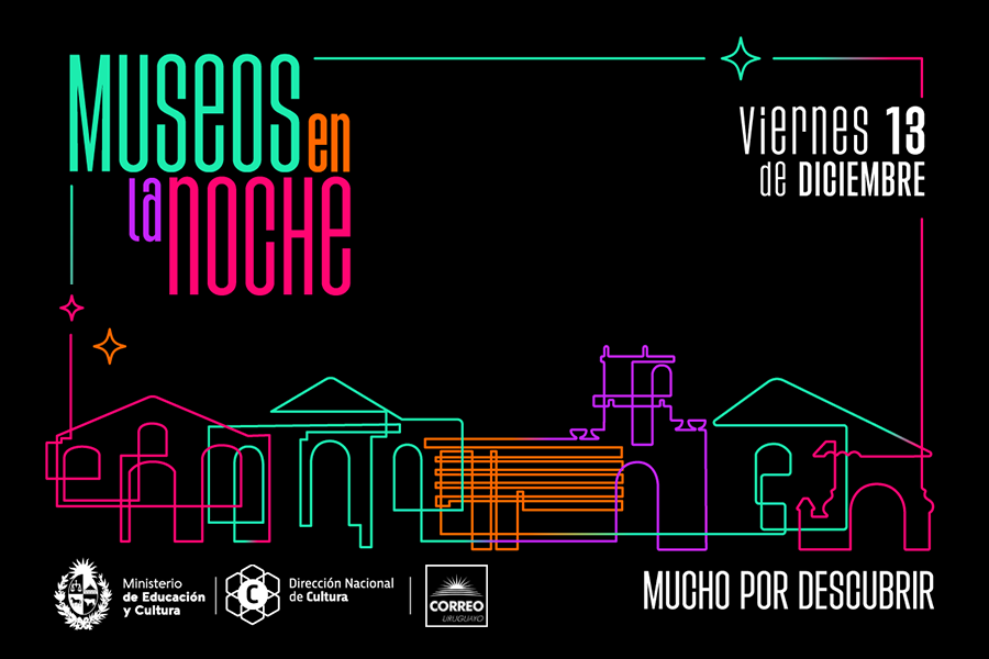 Afiche de Museos en la Noche 2024
