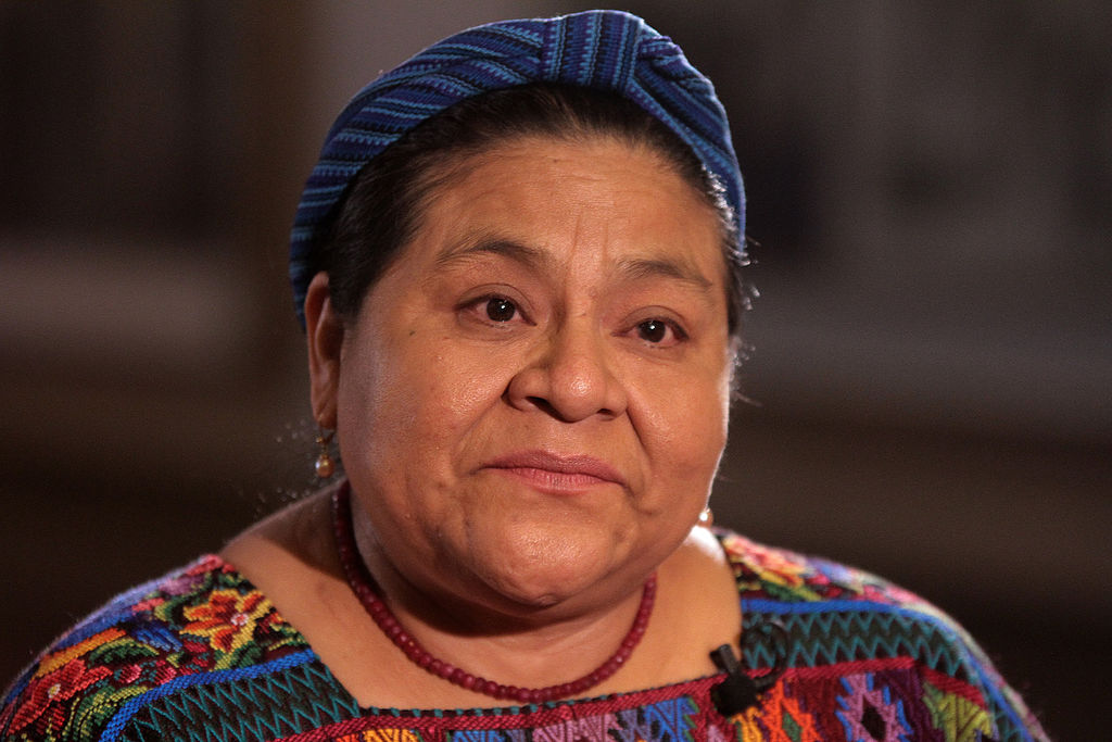 Foto de Rigoberta Menchú