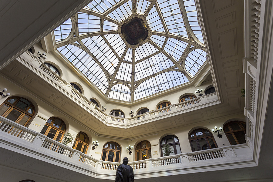 Claraboya del hall de casa central