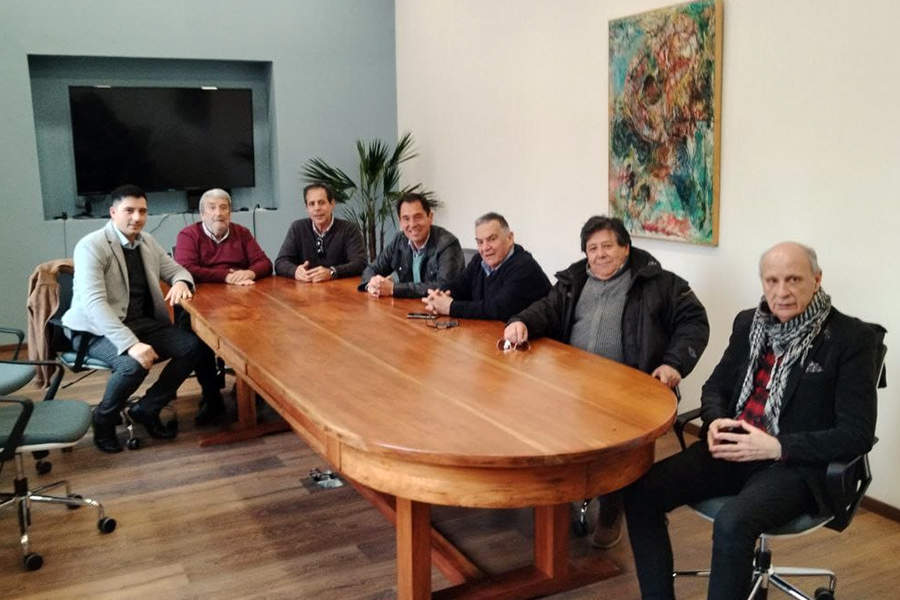 Autoridades de Correo Uruguayo e Intendencia de Durazno