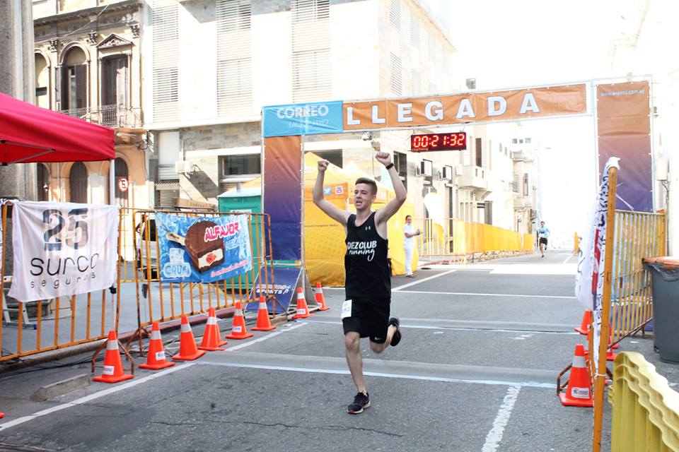 Llegada de los corredores.