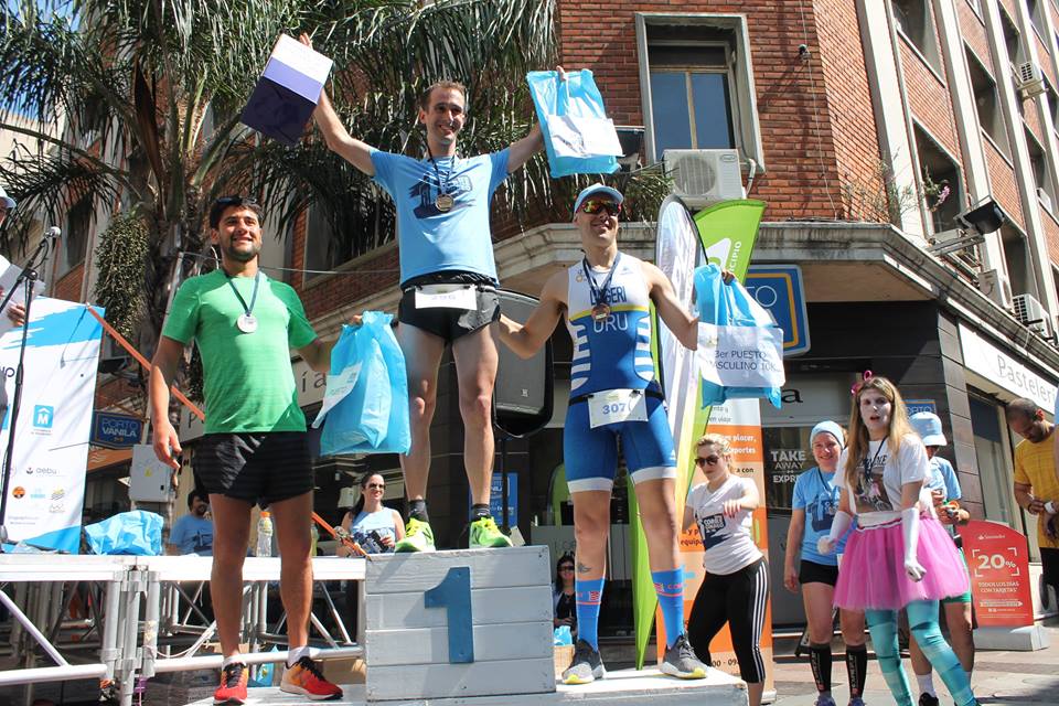 Podio masculino de la 10K.