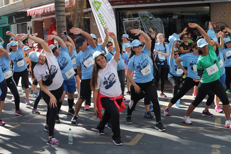 Calentamiento previo con Nat Zumba.